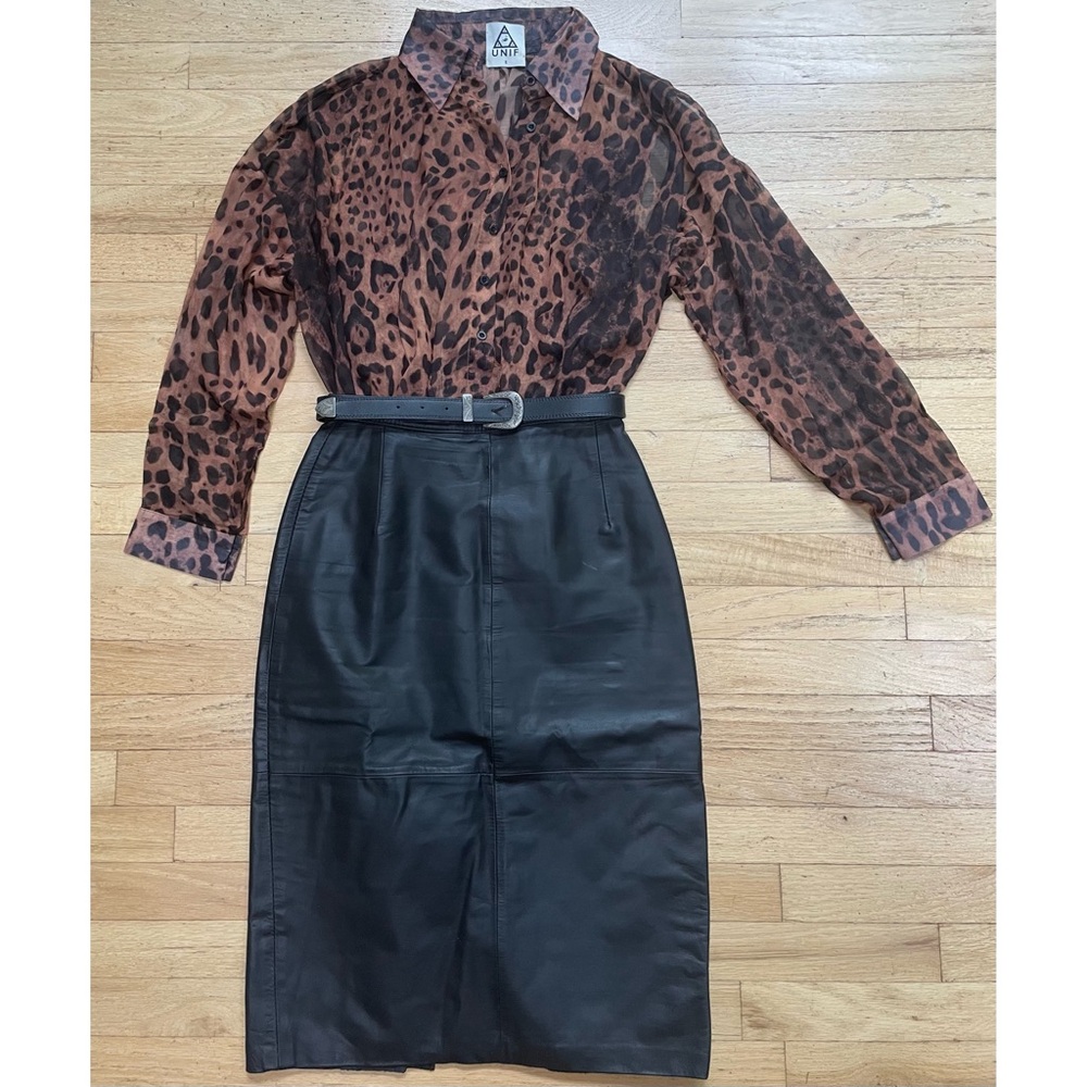 UNIF Leopard IT Shirt
